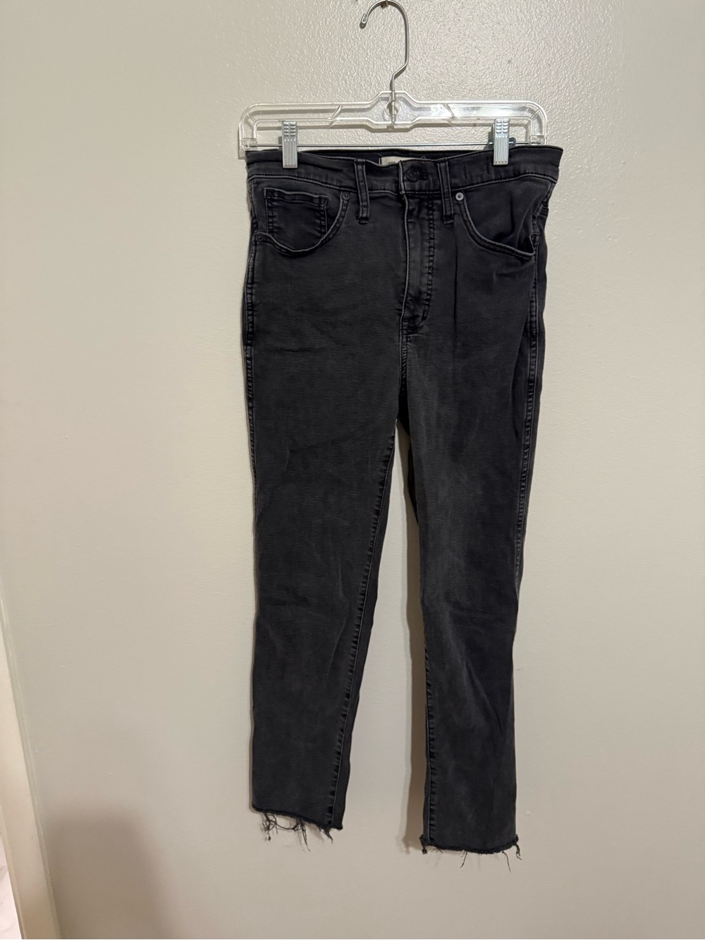Madewell Black Skinny Cropped Jeans